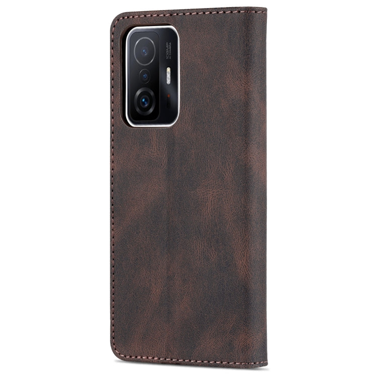 For vivo Y21 / Y33S AZNS Dream II Skin Feel PU+TPU Horizontal Flip Leather Case