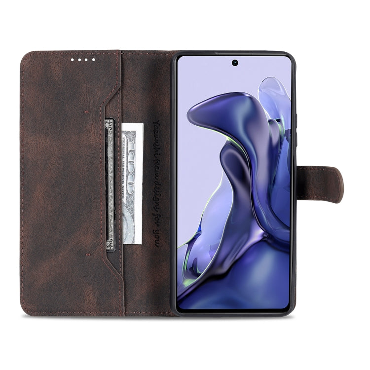 For vivo Y21 / Y33S AZNS Dream II Skin Feel PU+TPU Horizontal Flip Leather Case