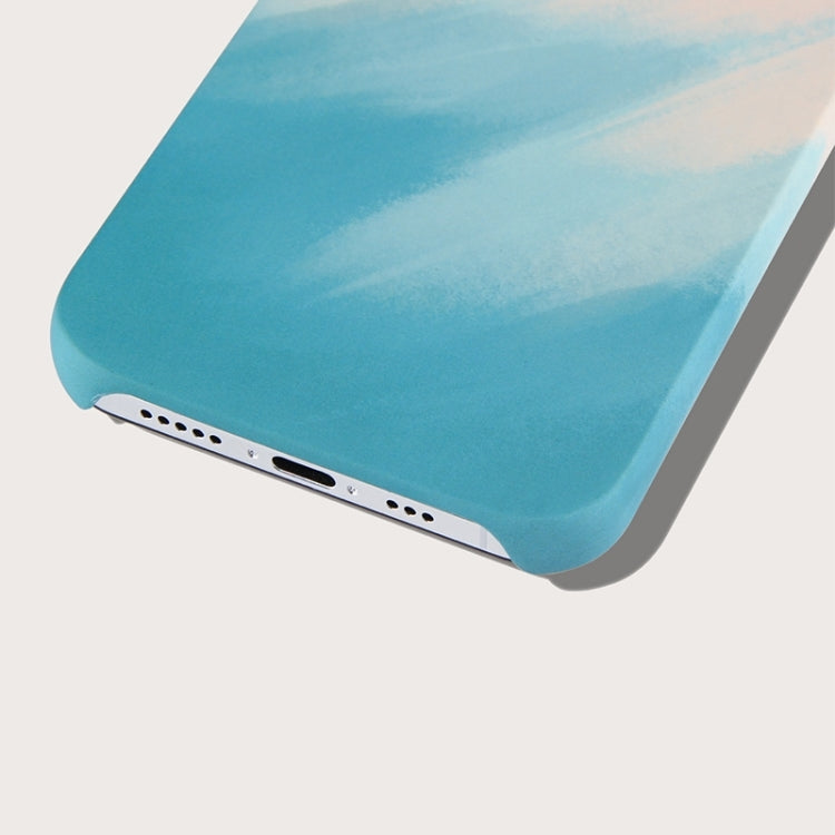 For iPhone 13 Pro Ink Painting Pattern PC Protective Case