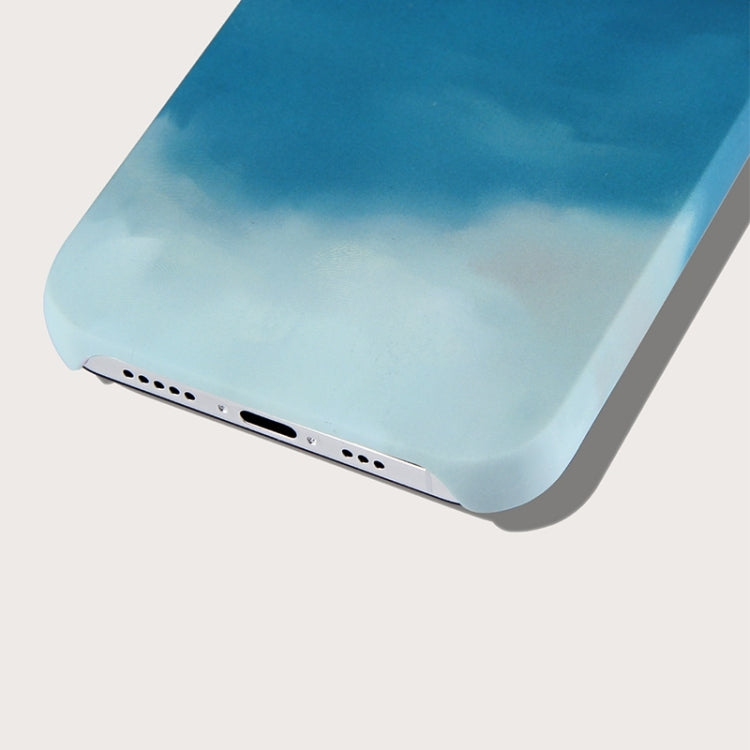 For iPhone 13 Pro Ink Painting Pattern PC Protective Case