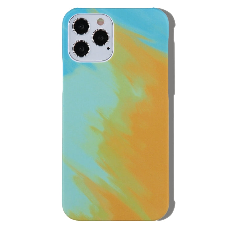 For iPhone 13 Pro Max Ink Painting Pattern PC Protective Case
