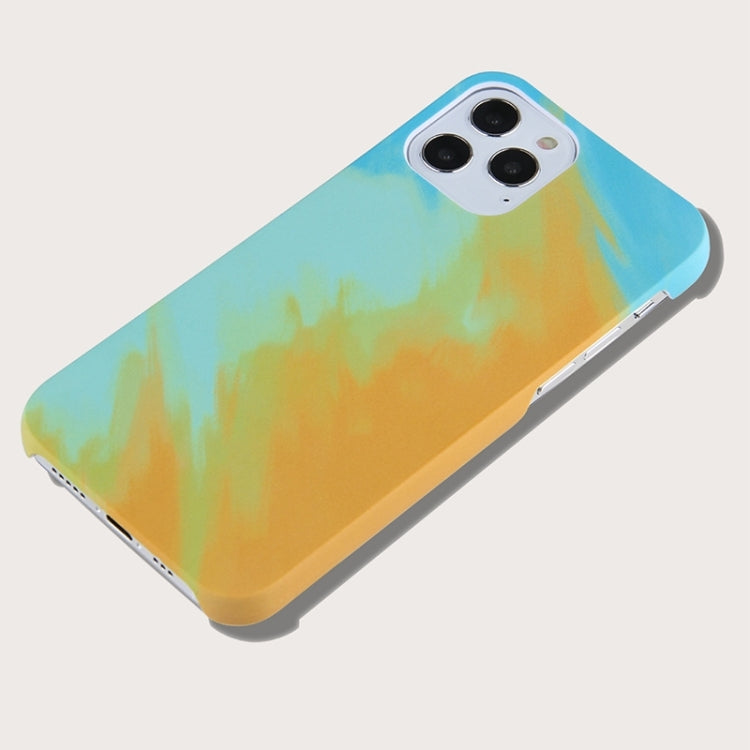 For iPhone 13 Pro Max Ink Painting Pattern PC Protective Case