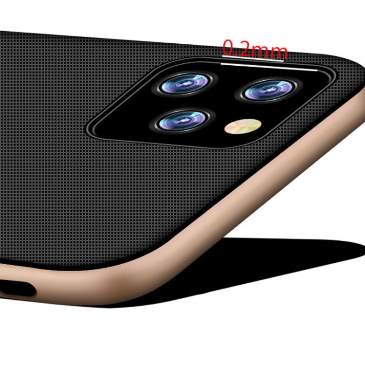 For iPhone 11 Plaid Texture Non-slip TPU + PC Case with Holder