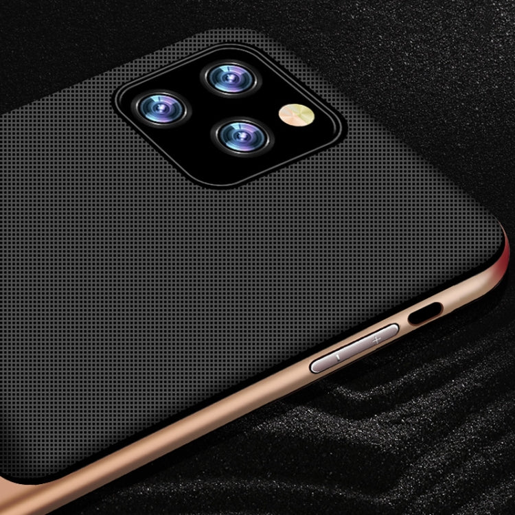 For iPhone 11 Plaid Texture Non-slip TPU + PC Case with Holder