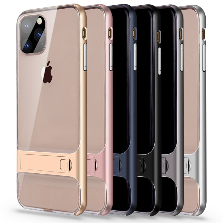 For iPhone 11 Crystal Shockproof TPU + PC Case with Holder