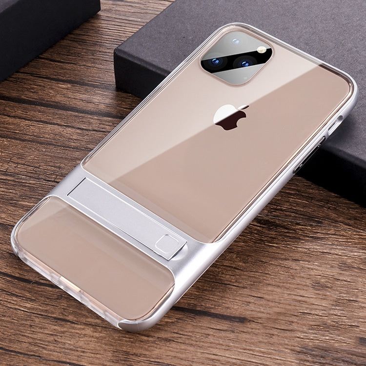For iPhone 11 Crystal Shockproof TPU + PC Case with Holder