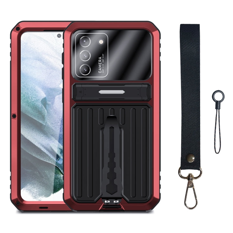 For Samsung Galaxy S21 5G Armor Shockproof Splash-proof Dust-proof Phone Case with Holder
