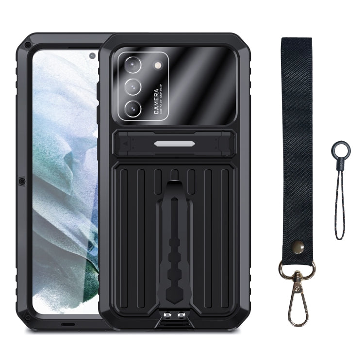 For Samsung Galaxy S21 5G Armor Shockproof Splash-proof Dust-proof Phone Case with Holder