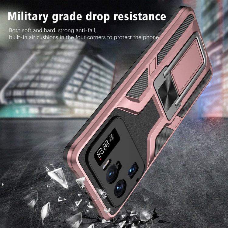 For Xiaomi Mi 11 Ultra Armor 2 in 1 PC + TPU Magnetic Shockproof Case with Foldable Holder
