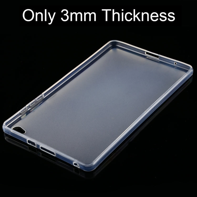 For Huawei M2 8 Inch 0.75mm Dropproof Transparent TPU Case