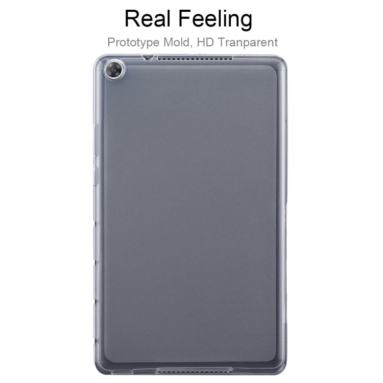 For Huawei M5 8 Inch 0.75mm Dropproof Transparent TPU Case