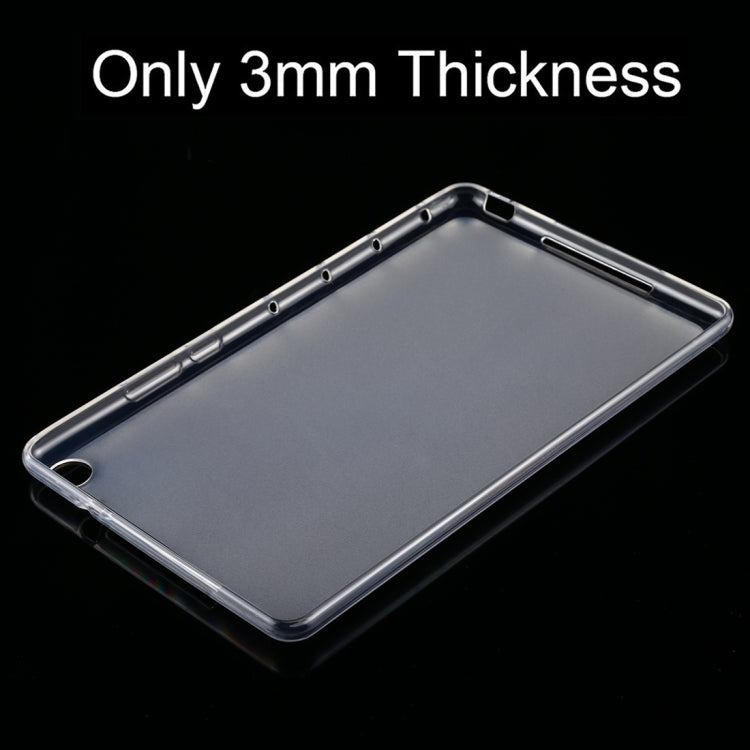 For Huawei M5 8 Inch 0.75mm Dropproof Transparent TPU Case