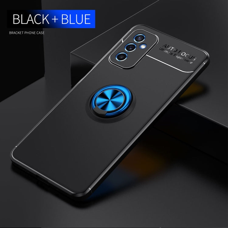 For Samsung Galaxy M52 5G Metal Ring Holder 360 Degree Rotating TPU Phone Case