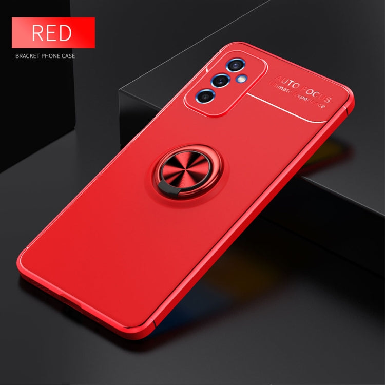 For Samsung Galaxy M52 5G Metal Ring Holder 360 Degree Rotating TPU Phone Case