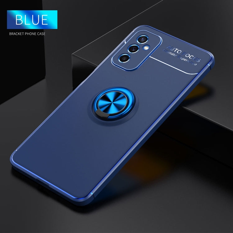For Samsung Galaxy M52 5G Metal Ring Holder 360 Degree Rotating TPU Phone Case