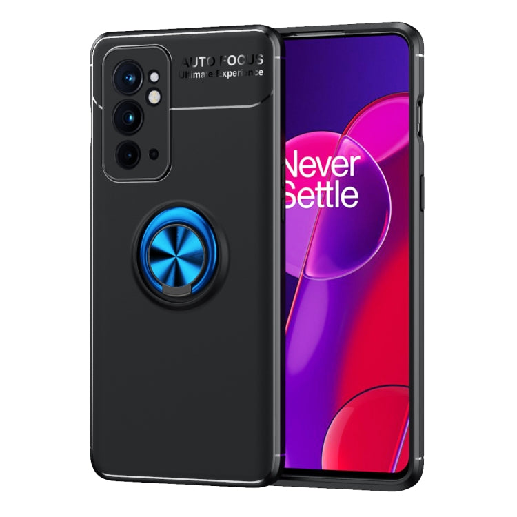 For OnePlus 9RT 5G Metal Ring Holder 360 Degree Rotating TPU Phone Case