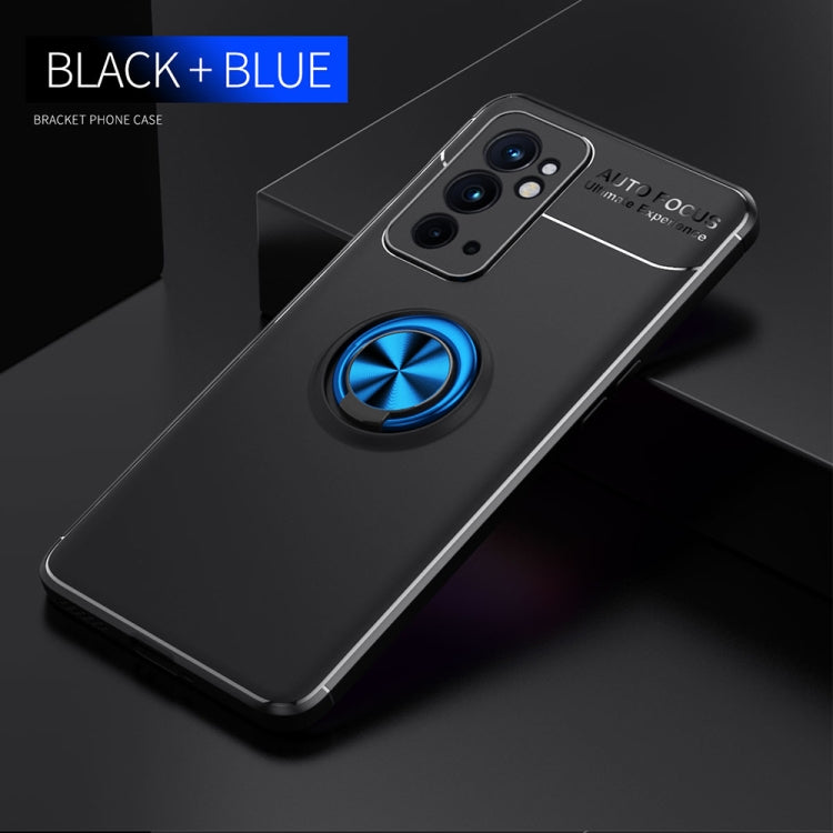 For OnePlus 9RT 5G Metal Ring Holder 360 Degree Rotating TPU Phone Case
