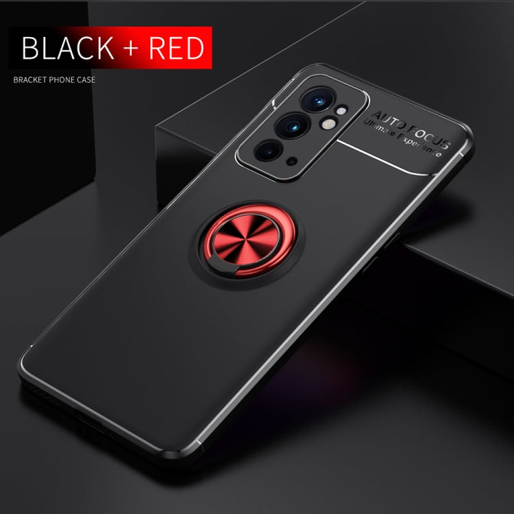 For OnePlus 9RT 5G Metal Ring Holder 360 Degree Rotating TPU Phone Case
