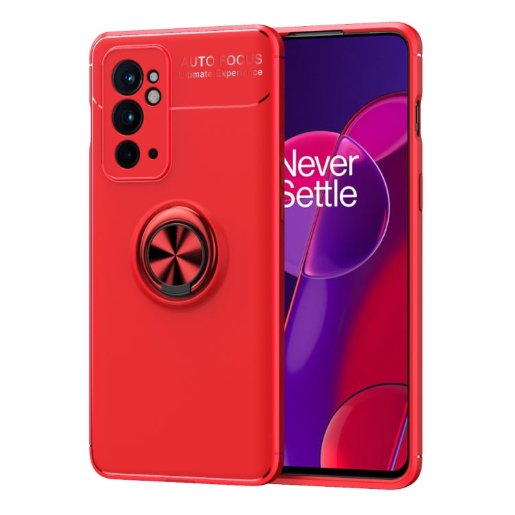 For OnePlus 9RT 5G Metal Ring Holder 360 Degree Rotating TPU Phone Case