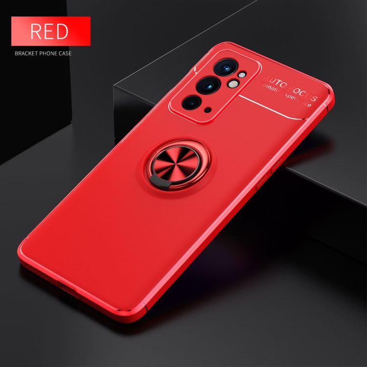 For OnePlus 9RT 5G Metal Ring Holder 360 Degree Rotating TPU Phone Case