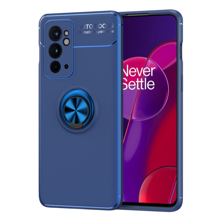 For OnePlus 9RT 5G Metal Ring Holder 360 Degree Rotating TPU Phone Case