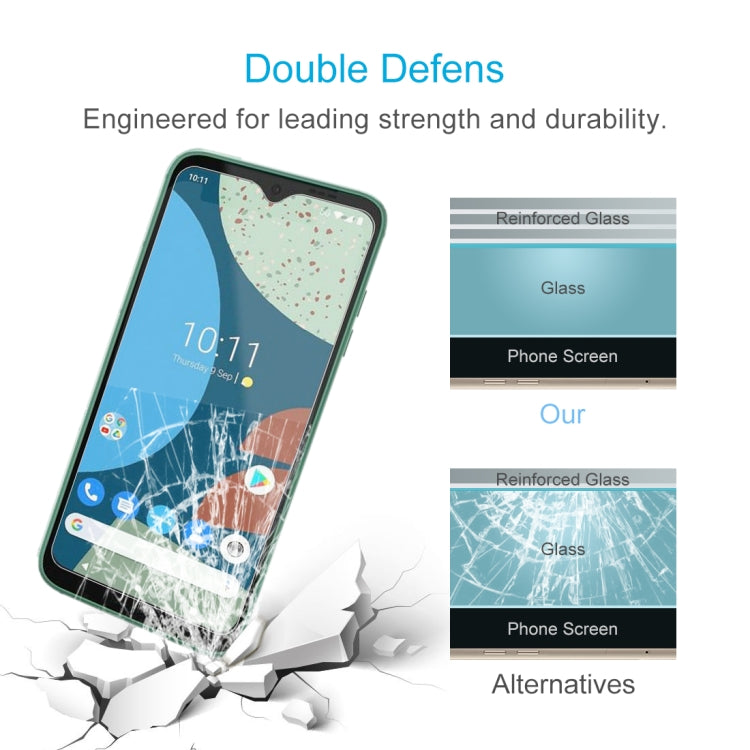 For Fairphone 4 50 PCS 0.26mm 9H 2.5D Tempered Glass Film