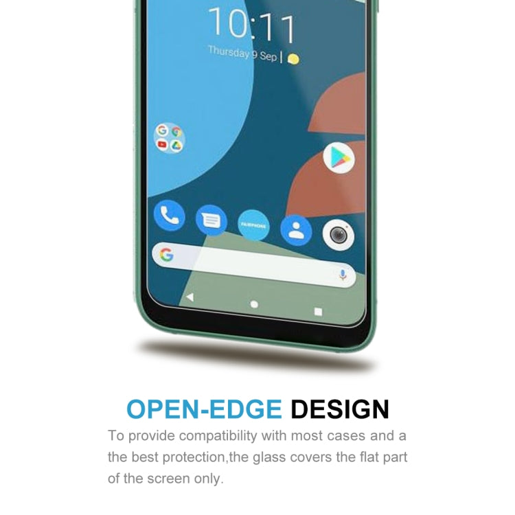 For Fairphone 4 50 PCS 0.26mm 9H 2.5D Tempered Glass Film