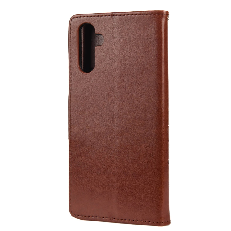 For Samsung Galaxy A13 5G Butterfly Flower Pattern Horizontal Flip Leather Phone Case with Card Slot & Holder