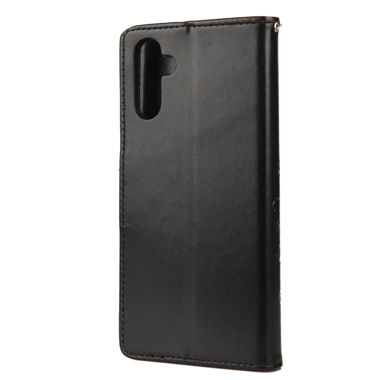 For Samsung Galaxy A13 5G Butterfly Flower Pattern Horizontal Flip Leather Phone Case with Card Slot & Holder