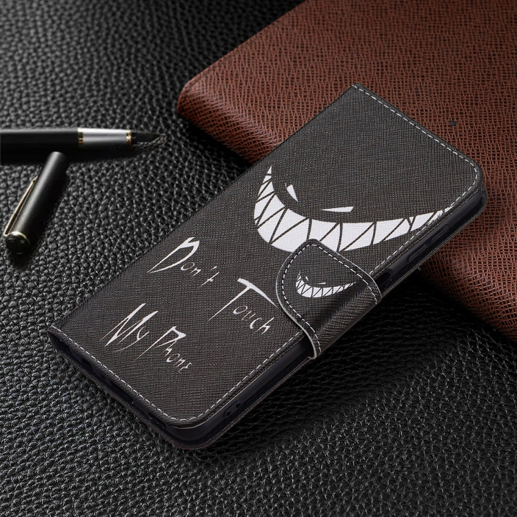 For Samsung Galaxy A22 4G Colored Drawing Pattern Horizontal Flip Leather Phone Case with Holder & Card Slots & Wallet