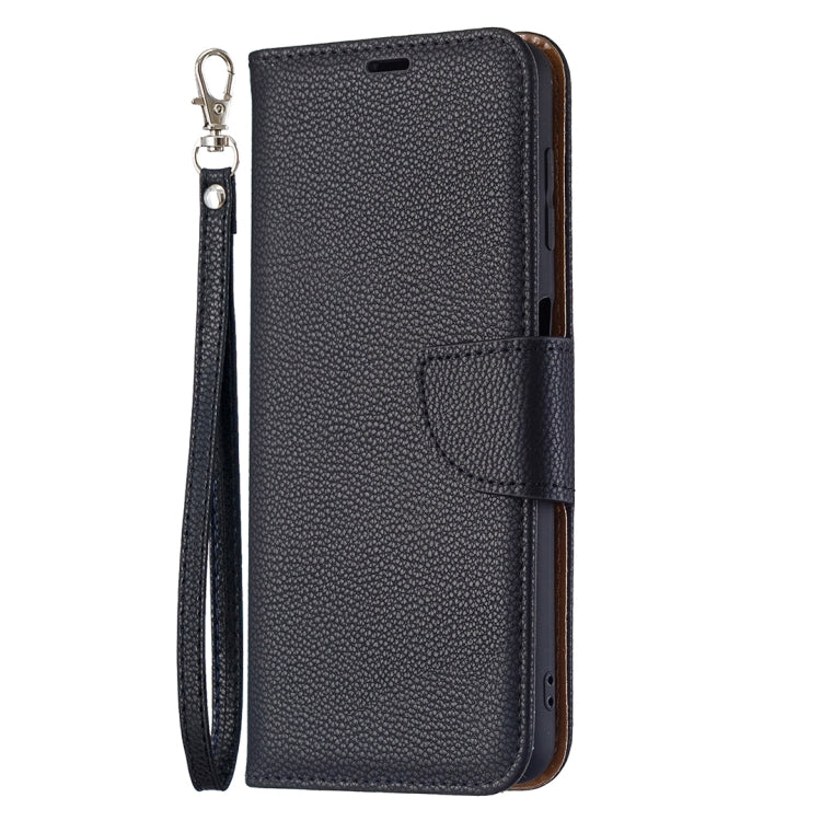 For Samsung Galaxy A22 4G Litchi Texture Pure Color Horizontal Flip Leather Phone Case with Holder & Card Slots & Wallet & Lanyard