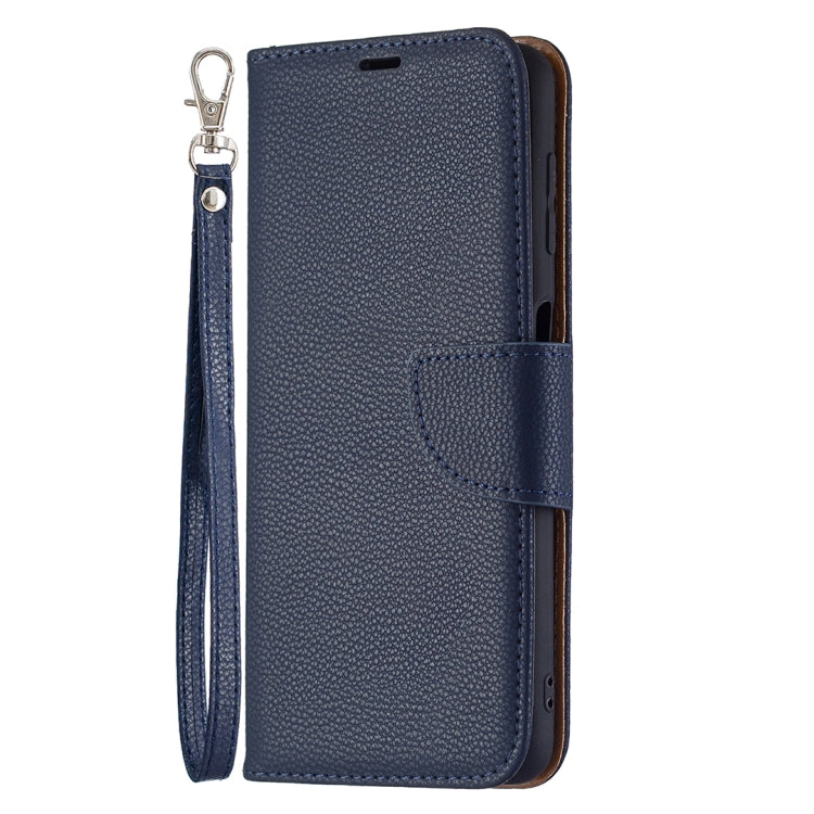 For Samsung Galaxy A22 4G Litchi Texture Pure Color Horizontal Flip Leather Phone Case with Holder & Card Slots & Wallet & Lanyard