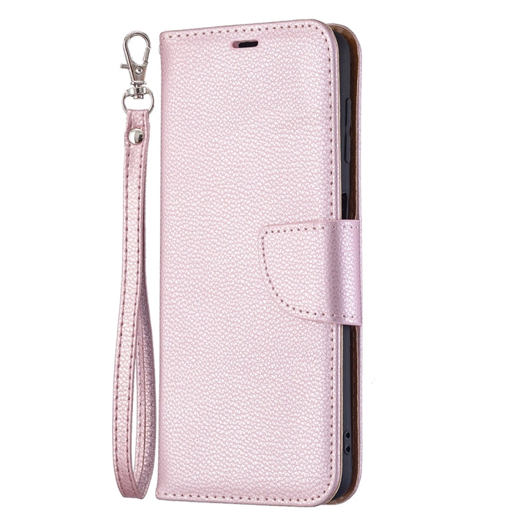 For Samsung Galaxy A22 4G Litchi Texture Pure Color Horizontal Flip Leather Phone Case with Holder & Card Slots & Wallet & Lanyard