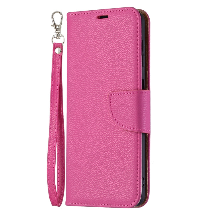 For Samsung Galaxy A22 4G Litchi Texture Pure Color Horizontal Flip Leather Phone Case with Holder & Card Slots & Wallet & Lanyard
