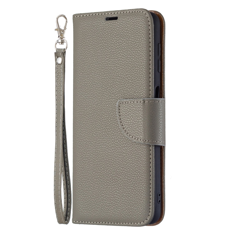 For Samsung Galaxy A22 4G Litchi Texture Pure Color Horizontal Flip Leather Phone Case with Holder & Card Slots & Wallet & Lanyard