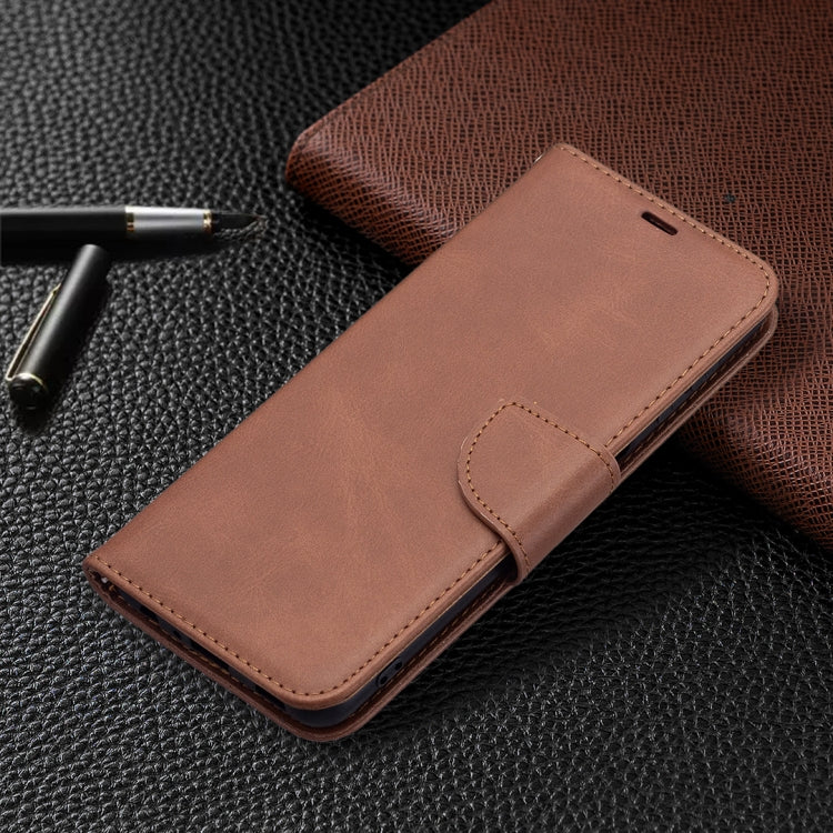 For Samsung Galaxy A22 4G Retro Lambskin Texture Pure Color Horizontal Flip Leather Phone Case with Holder & Card Slots & Wallet & Lanyard
