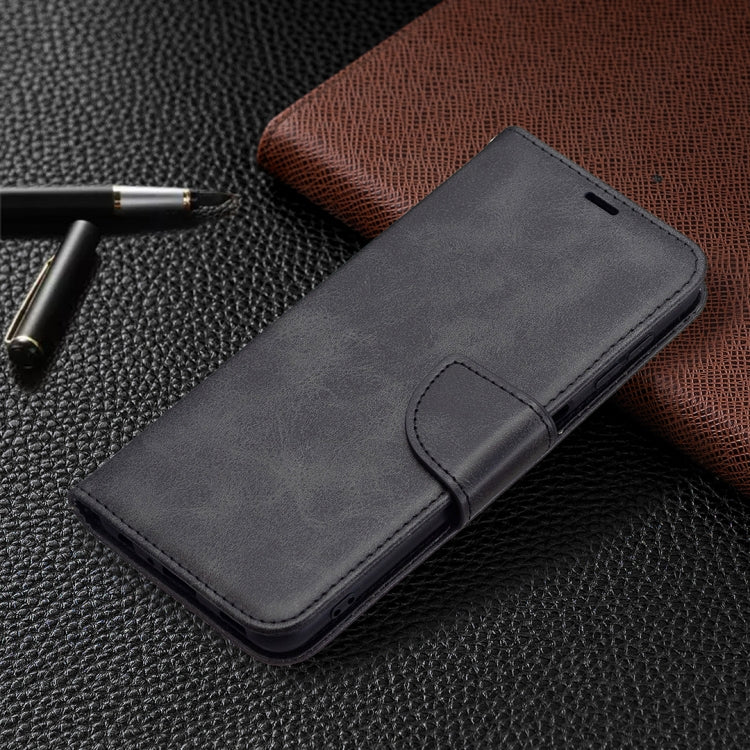 For Samsung Galaxy A22 4G Retro Lambskin Texture Pure Color Horizontal Flip Leather Phone Case with Holder & Card Slots & Wallet & Lanyard