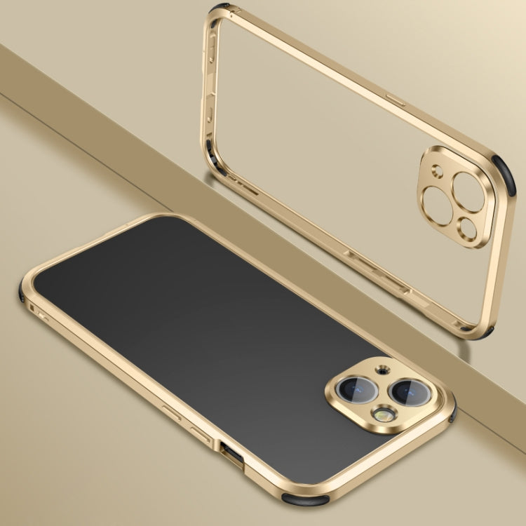 For iPhone 13 Pro Four Corners Shockproof Metal Frame Phone Case