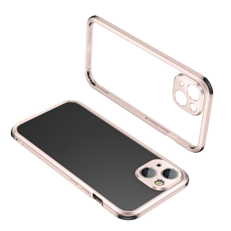 For iPhone 13 Pro Four Corners Shockproof Metal Frame Phone Case