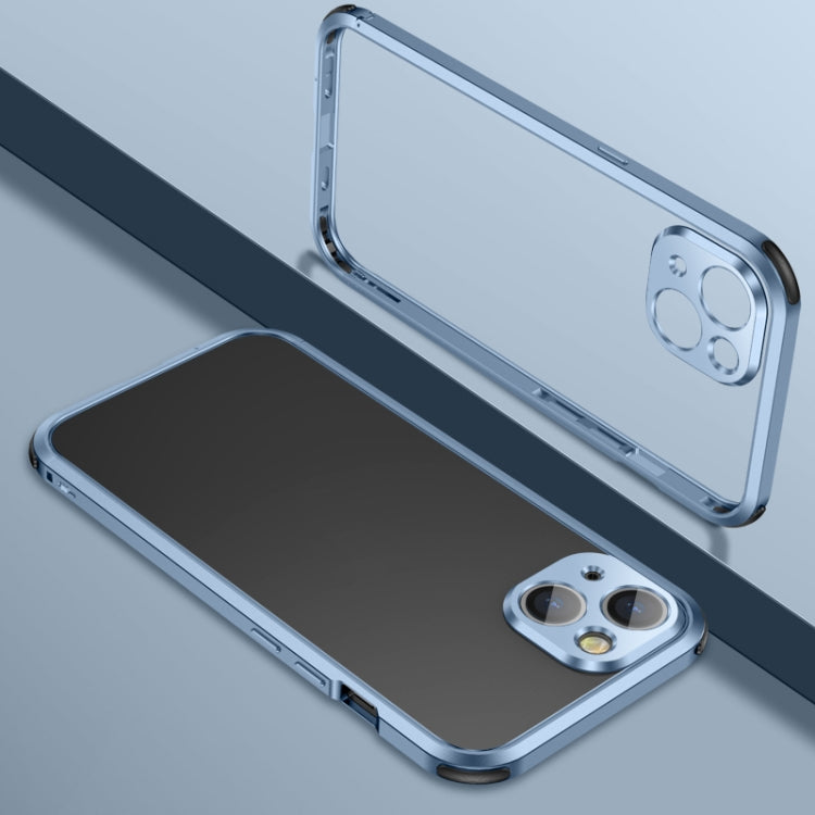 For iPhone 13 Pro Four Corners Shockproof Metal Frame Phone Case