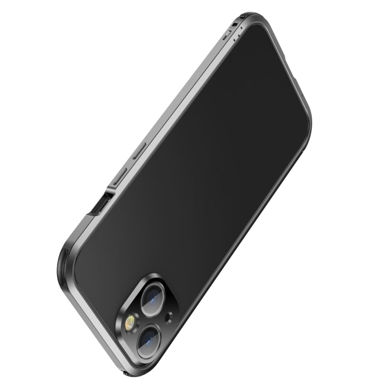 For iPhone 13 Pro Four Corners Shockproof Metal Frame Phone Case