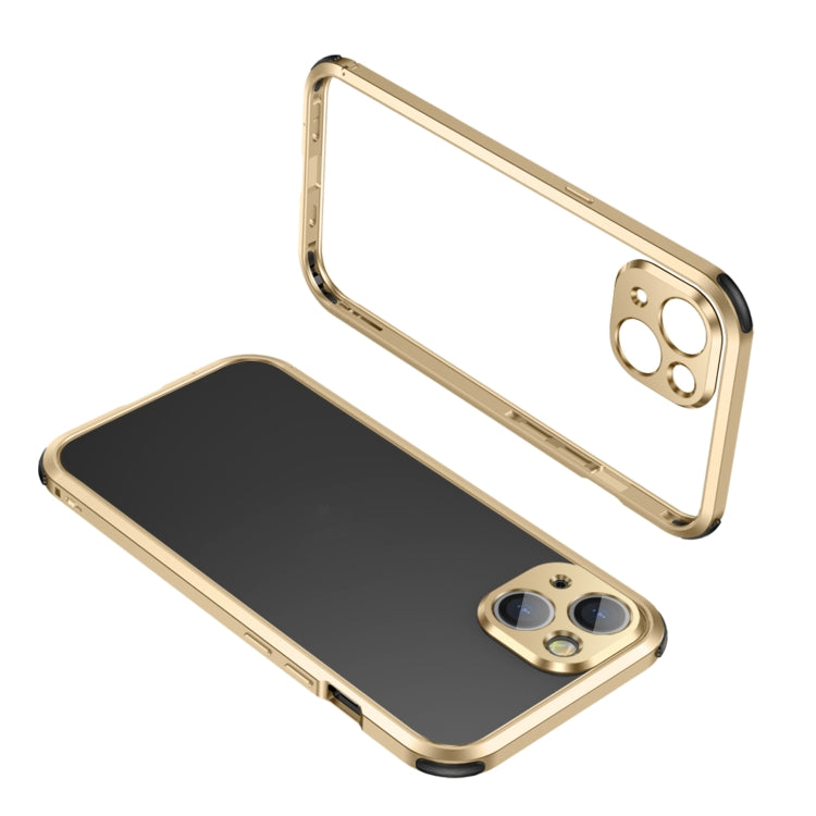 For iPhone 13 Pro Max Four Corners Shockproof Metal Frame Phone Case
