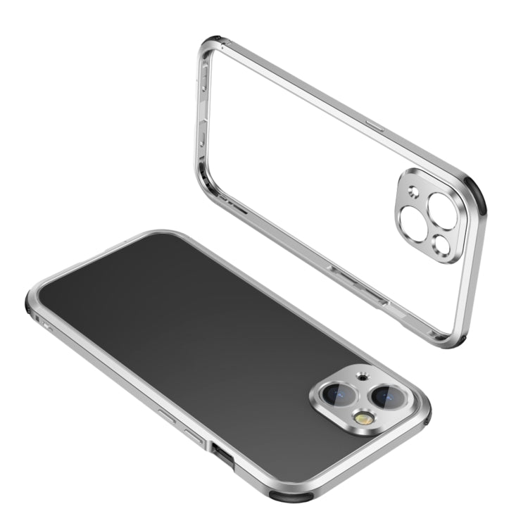 For iPhone 13 Pro Max Four Corners Shockproof Metal Frame Phone Case