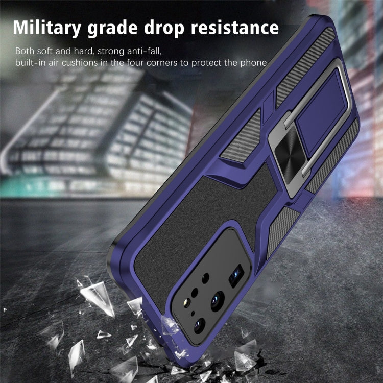 For Samsung Galaxy S20 Ultra Armor 2 in 1 Magnetic Shockproof Phone Case with Foldable Holder