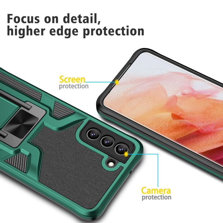For Samsung Galaxy S20 FE Armor 2 in 1 Magnetic Shockproof Phone Case with Foldable Holder