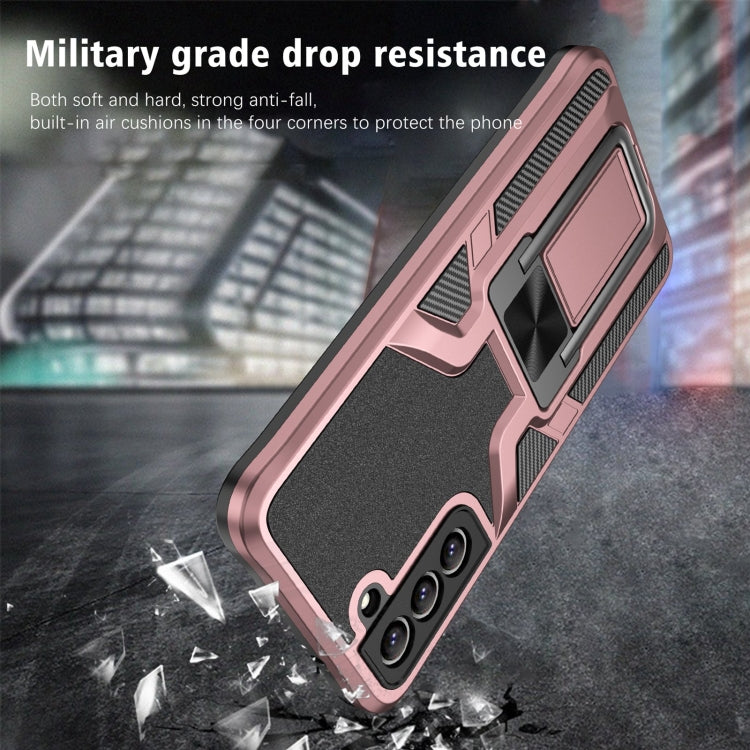 For Samsung Galaxy S20 FE Armor 2 in 1 Magnetic Shockproof Phone Case with Foldable Holder