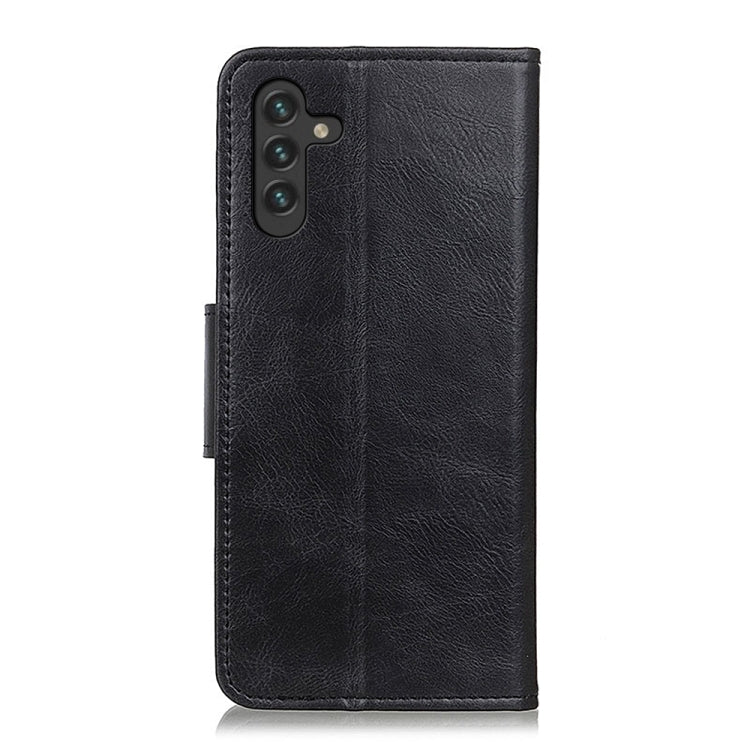 For Samsung Galaxy A13 5G Mirren Crazy Horse Texture Horizontal Flip Leather Phone Case with Holder & Card Slots