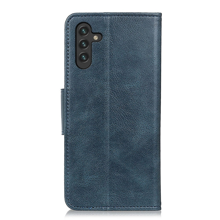 For Samsung Galaxy A13 5G Mirren Crazy Horse Texture Horizontal Flip Leather Phone Case with Holder & Card Slots