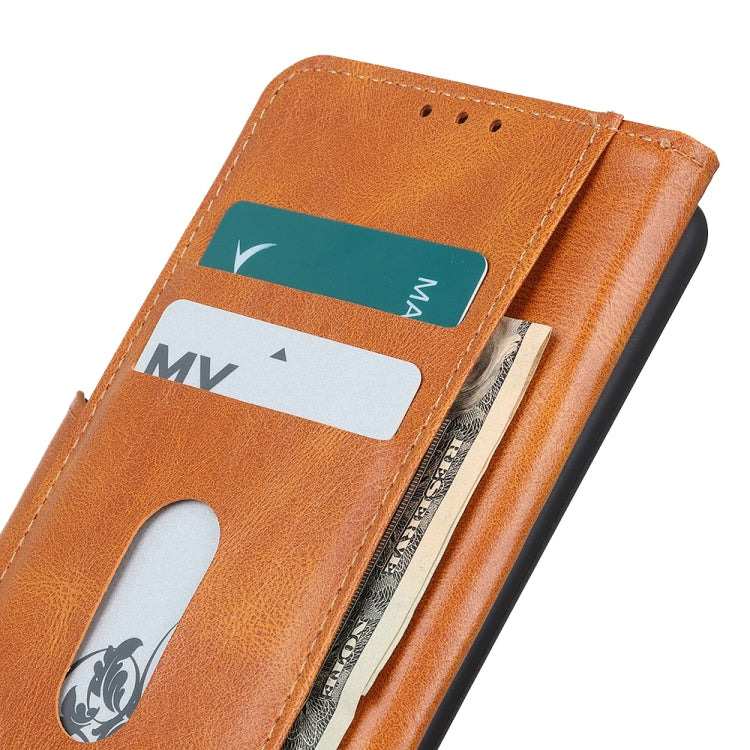 For Samsung Galaxy A13 5G Mirren Crazy Horse Texture Horizontal Flip Leather Phone Case with Holder & Card Slots