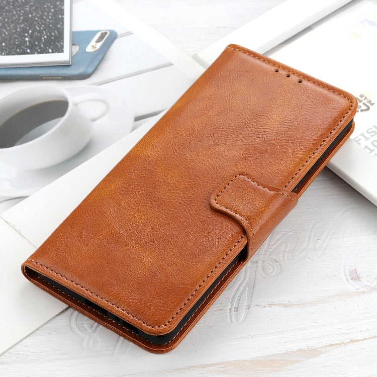 For Samsung Galaxy A13 5G Mirren Crazy Horse Texture Horizontal Flip Leather Phone Case with Holder & Card Slots